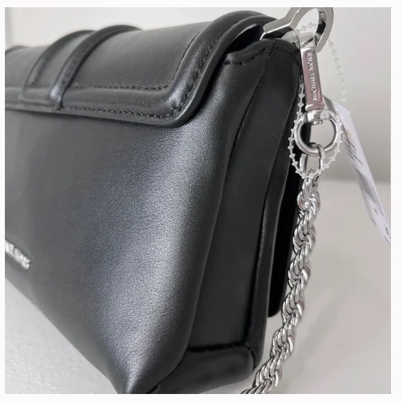Michael Kors Padlock Chain Black Crossbody - Picture 5 of 9